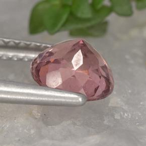 Malaya Garnet Gemstone in 6.7 mm Size for Sale, Malaya Garnet Stone in Pinkish Rose Color