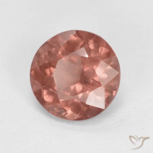 0.83 ct Pink Malaya Garnet Stone, Natural Malaya Garnet in Round Facet Shape for Sale
