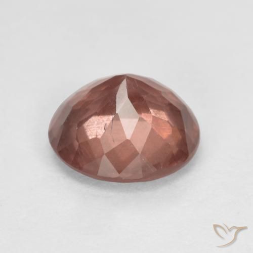 Malaya Garnet Gemstone in 5.7 mm Size for Sale, Malaya Garnet Stone in Medium Pink Color