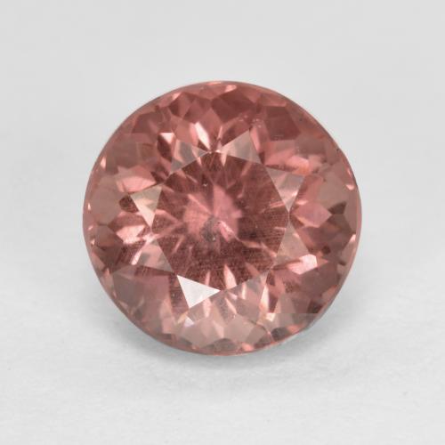 Rose Pink Malaya Garnet Gem - 1.3ct Round Facet (ID: 498563)