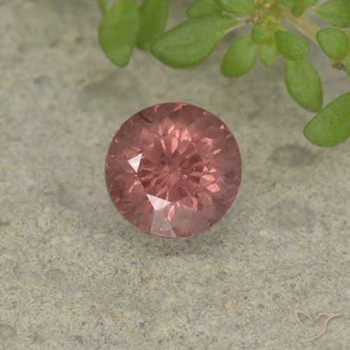 1.07ct Natural Brick Red Malaya Garnet, Round, VS