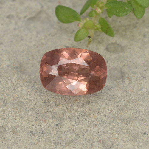 Indian Red Malaya-Granat Edelstein - 1ct Kissenschliff (ID: 498571)