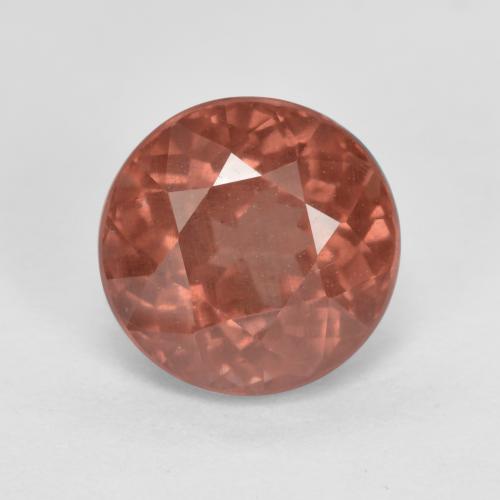 Medium Pink Malaya-Granat Edelstein - 2.2ct Rund Facettenschliff (ID: 498574)