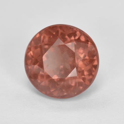 2.19 ct Pink Malaya Garnet Stone, Natural Malaya Garnet in Round Facet Shape for Sale