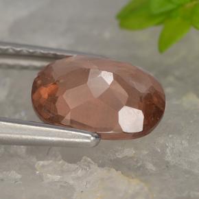Malaya Garnet Gemstone in 8 x 6 mm (calibrated) Size for Sale, Malaya Garnet Stone in Deep Pink Color