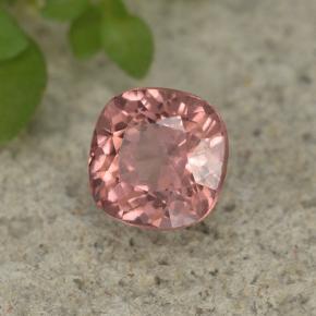 0.74 ct Pink Malaya Garnet Stone, Natural Malaya Garnet in Cushion-Cut Shape for Sale