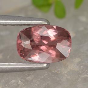 Dark Pink Malaya Garnet Gem - 0.6ct Cushion-Cut (ID: 498590)