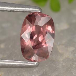 0.64 ct Pink Malaya Garnet Stone, Natural Malaya Garnet in Cushion-Cut Shape for Sale