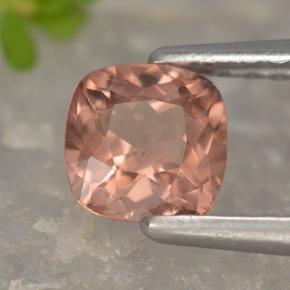 0.68 ct Pink Malaya Garnet Stone, Natural Malaya Garnet in Cushion-Cut Shape for Sale