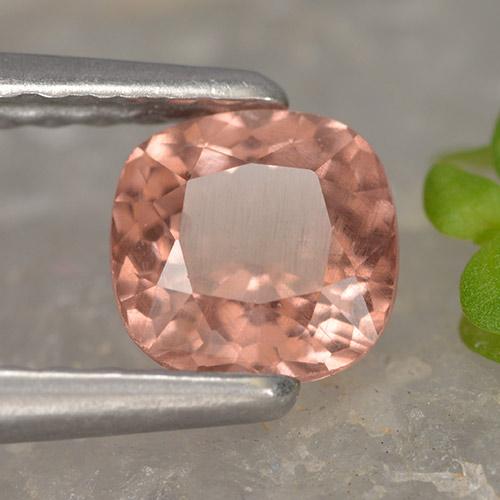 0.65 ct Pink Malaya Garnet Stone, Natural Malaya Garnet in Cushion-Cut Shape for Sale