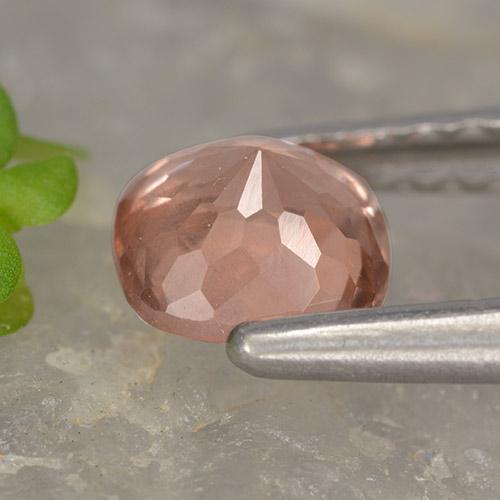 Malaya Garnet Gemstone in 5 x 5 mm (calibrated) Size for Sale, Malaya Garnet Stone in Grapefruit Pink Color