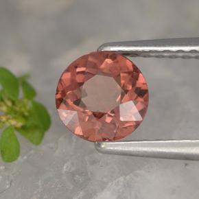 1.09 ct Pink Malaya Garnet Stone, Natural Malaya Garnet in Round Facet Shape for Sale