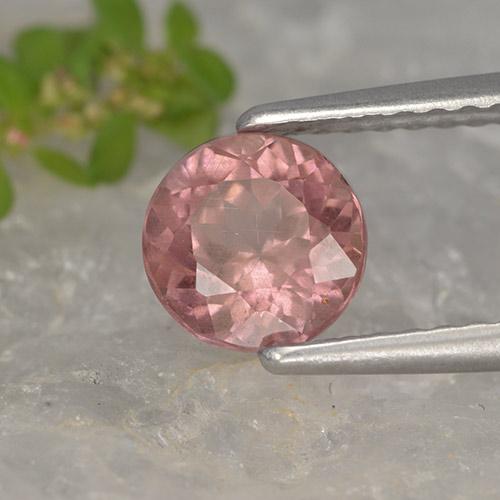 1.06 ct Pink Malaya Garnet Stone, Natural Malaya Garnet in Round Facet Shape for Sale