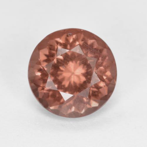 Light Pink Malaya Garnet Gem - 1ct Round Facet (ID: 498605)