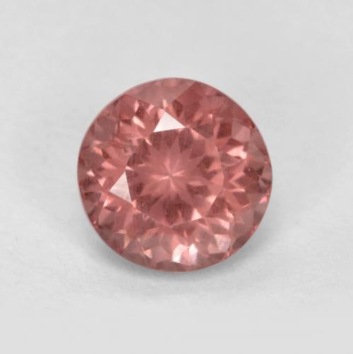Medium Pink Malaya Garnet Gem - 1.1ct Round Facet (ID: 498609)