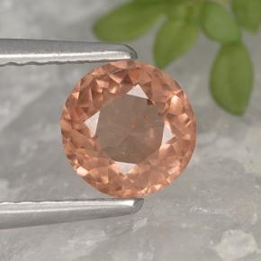 0.7ct Round Facet Pink Orange Malaya Garnet for sale thumb image of 0.7ct Round Facet Pink Orange Malaya Garnet (ID: 498610)