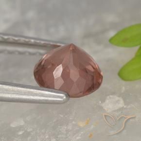 Malaya Garnet Gemstone in 5.5 mm (calibrated) Size for Sale, Malaya Garnet Stone in Medium Pink Color