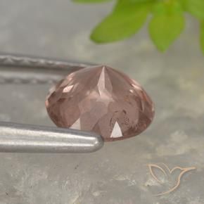 Malaya Garnet Gemstone in 5.5 mm (calibrated) Size for Sale, Malaya Garnet Stone in Medium Pink Color