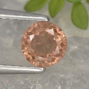 0.6ct Round Facet Pinkish Rose Malaya Garnet for sale thumb image of 0.6ct Round Facet Pinkish Rose Malaya Garnet (ID: 498618)