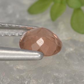Malaya Garnet Gemstone in 5 mm (calibrated) Size for Sale, Malaya Garnet Stone in Pinkish Rose Color