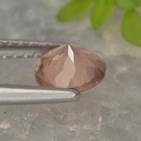 Malaya Garnet Gemstone in 6 mm (calibrated) Size for Sale, Malaya Garnet Stone in Orange Pink Color
