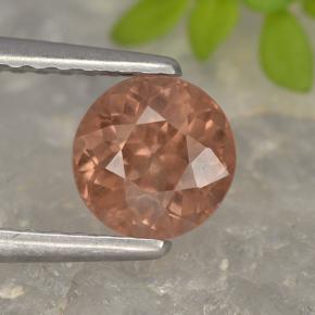 Rosa scuro Granato Malaya Gem - 1ct Sfaccettatura rotonda (ID: 498621)
