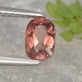 0.77 ct Pink Malaya Garnet Stone, Natural Malaya Garnet in Cushion-Cut Shape for Sale
