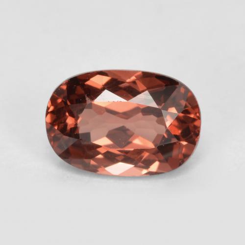 0.76 ct Red Malaya Garnet Gemstone, Malaya Garnet Gem in Cushion-Cut Shape for Sale.