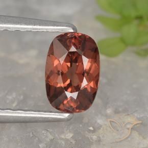 0.72 ct Red Malaya Garnet Stone, Natural Malaya Garnet in Cushion-Cut Shape for Sale
