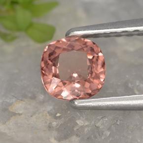 0.58 ct Pink Malaya Garnet Stone, Natural Malaya Garnet in Cushion-Cut Shape for Sale