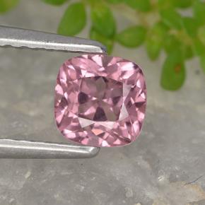 0.76 ct Pink Malaya Garnet Gemstone, Malaya Garnet Gem in Cushion-Cut Shape for Sale.