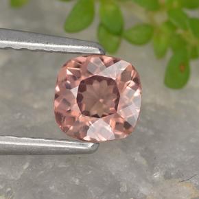 0.60 ct Pink Malaya Garnet Gemstone, Malaya Garnet Gem in Cushion-Cut Shape for Sale.