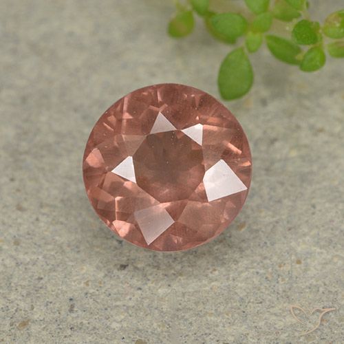 1.54ct Natural Raspberry Pink Malaya Garnet, Round, VS