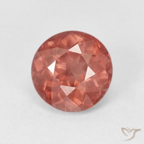1.86ct Natural Reddish Pink Malaya Garnet, Round, VS