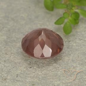Malaya Garnet Gemstone in 7.5 mm (calibrated) Size for Sale, Malaya Garnet Stone in Medium Pink Color