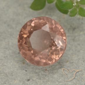0.93 ct Pink Malaya Garnet Stone, Natural Malaya Garnet in Round Facet Shape for Sale
