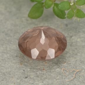 Malaya Garnet Gemstone in 6 mm (calibrated) Size for Sale, Malaya Garnet Stone in Grapefruit Pink Color