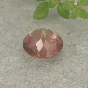 Malaya Garnet Gemstone in 5 mm (calibrated) Size for Sale, Malaya Garnet Stone in Orange Pink Color