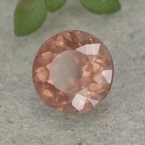 0.94 ct Pink Malaya Garnet Stone, Natural Malaya Garnet in Round Facet Shape for Sale