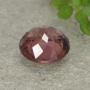 Malaya Garnet Gemstone in 6 mm (calibrated) Size for Sale, Malaya Garnet Stone in Dark Pink Color