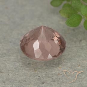 Malaya Garnet Gemstone in 5.7 mm Size for Sale, Malaya Garnet Stone in Medium Pink Color