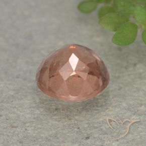 Malaya Garnet Gemstone in 5.5 mm (calibrated) Size for Sale, Malaya Garnet Stone in Grapefruit Pink Color