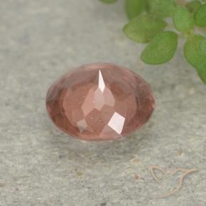 Malaya Garnet Gemstone in 5.8 mm Size for Sale, Malaya Garnet Stone in Medium Pink Color