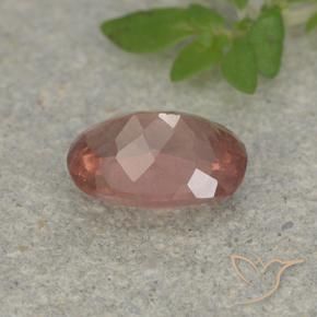 Malaya Garnet Gemstone in 7 x 5 mm (calibrated) Size for Sale, Malaya Garnet Stone in Reddish Pink Color