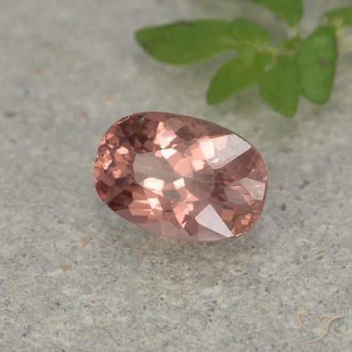 0.70 ct Pink Malaya Garnet Stone, Natural Malaya Garnet in Cushion-Cut Shape for Sale