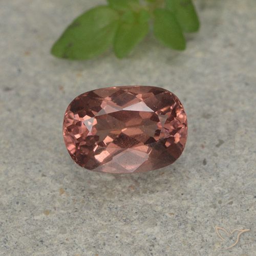 5,9 x 4,2mm Granato Malaya rosa taglio cuscino dalla Tanzania, peso di 0,86 ct, pietra preziosa naturale non trattati in purezza VS, 1 pezzo Granato Malaya Taglio a cuscino - Colore: Rosso mattone, durezza Mohs di 7 - 7,5 adatto per gioielli da indossare ogni giorno , Photo A