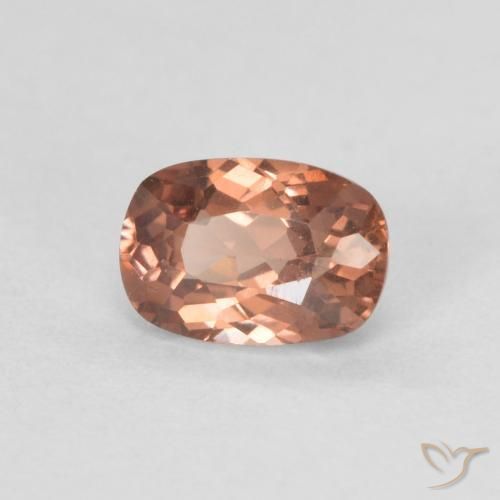0.72 ct Pink Malaya Garnet Stone, Natural Malaya Garnet in Cushion-Cut Shape for Sale