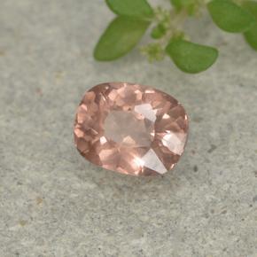 0.46 ct Pink Malaya Garnet Stone, Natural Malaya Garnet in Cushion-Cut Shape for Sale