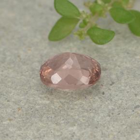 Malaya Garnet Gemstone in 5 x 4 mm (calibrated) Size for Sale, Malaya Garnet Stone in Orange Pink Color