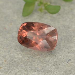 0.72 ct Pink Malaya Garnet Stone, Natural Malaya Garnet in Cushion-Cut Shape for Sale
